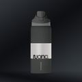 Insulated Water Bottle — 32oz Matte Black Hydro Flask-Style Bottle