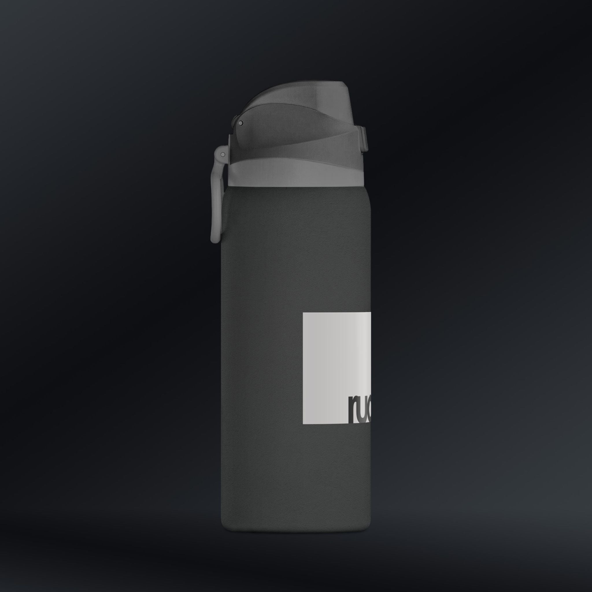 Insulated Water Bottle — 32oz Matte Black Hydro Flask-Style Bottle