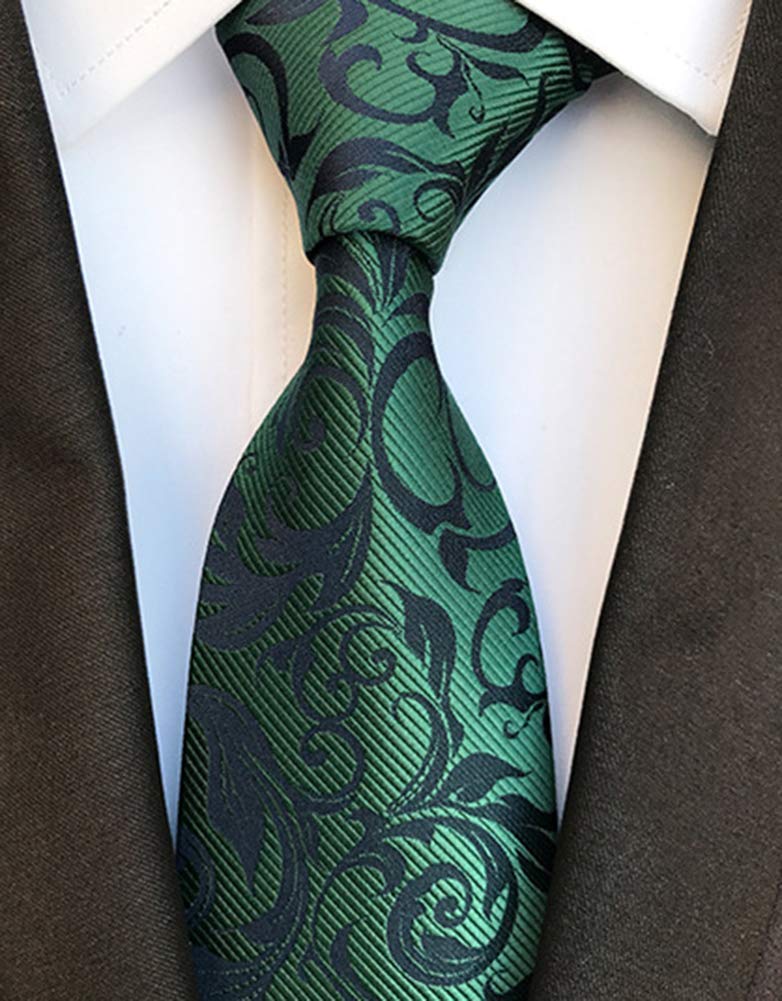 Men's Necktie Classic Tie Woven Jacquard Neck Ties 6 PCS