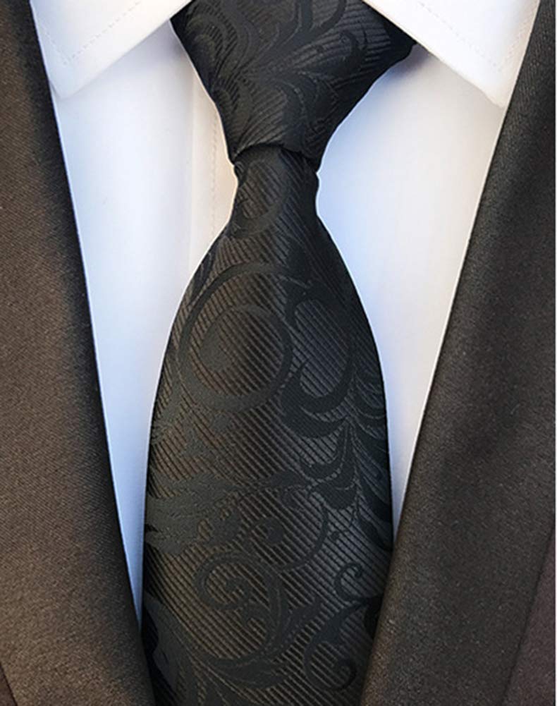 Men's Necktie Classic Tie Woven Jacquard Neck Ties 6 PCS