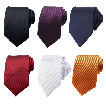 Men's Necktie Classic Tie Woven Jacquard Neck Ties 6 PCS