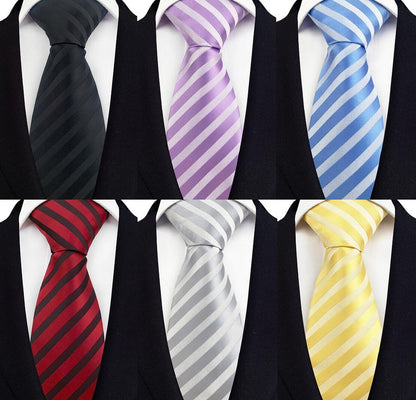 Men's Necktie Classic Tie Woven Jacquard Neck Ties 6 PCS