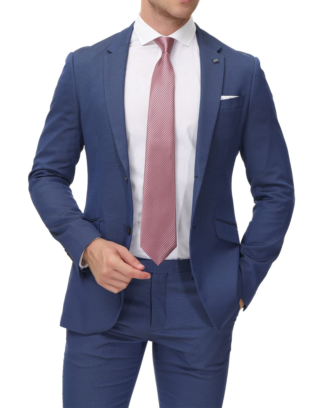 Men's Necktie Classic Tie Woven Jacquard Neck Ties 6 PCS