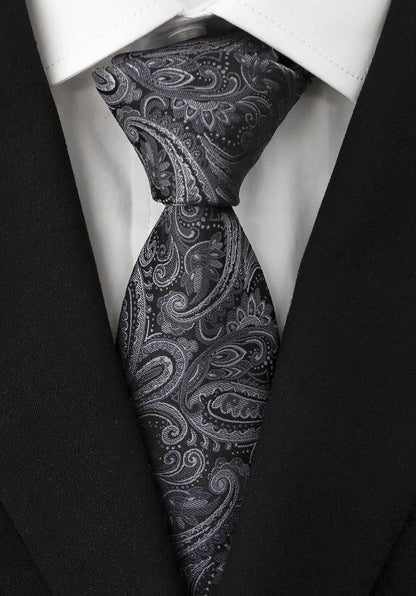 Men's Necktie Classic Tie Woven Jacquard Neck Ties 6 PCS