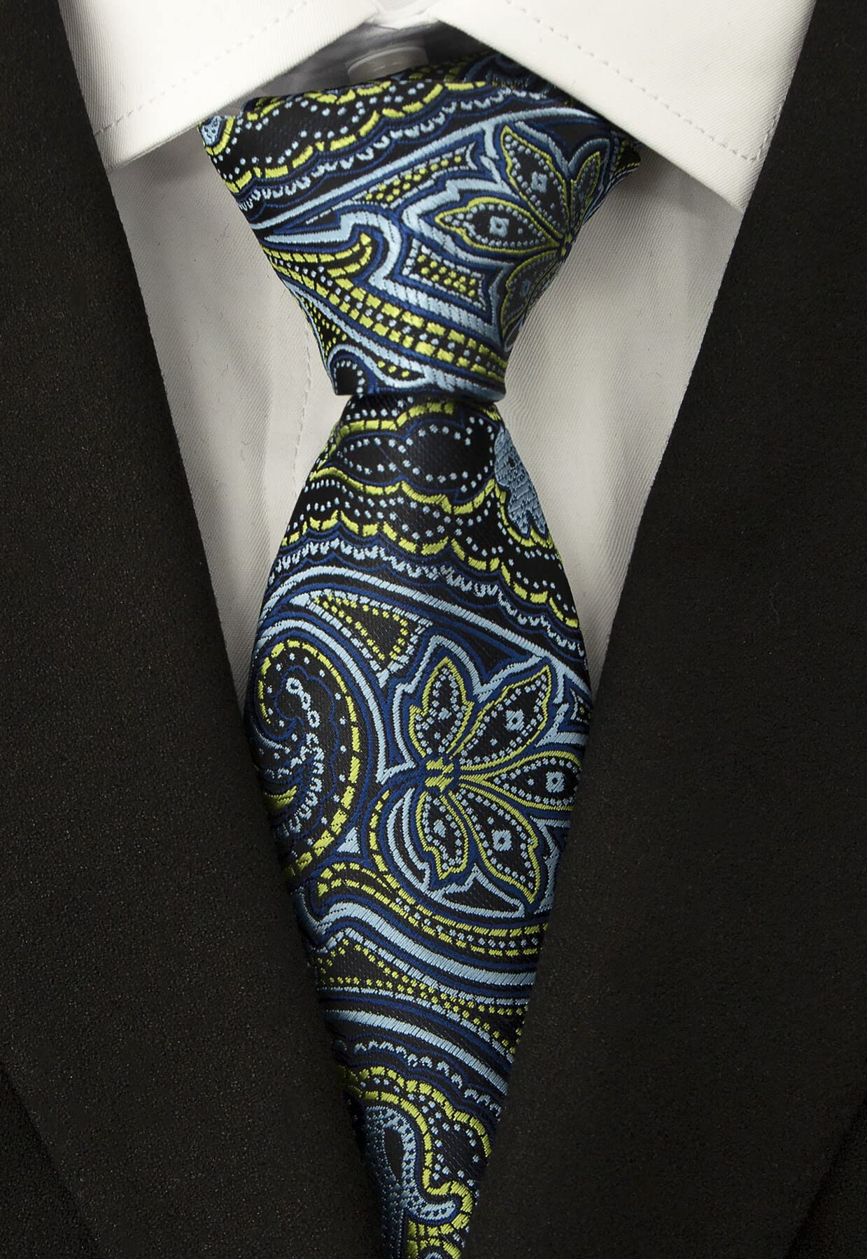 Men's Necktie Classic Tie Woven Jacquard Neck Ties 6 PCS