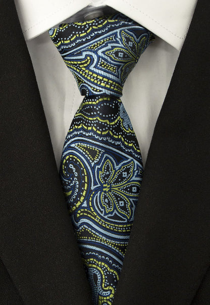 Men's Necktie Classic Tie Woven Jacquard Neck Ties 6 PCS