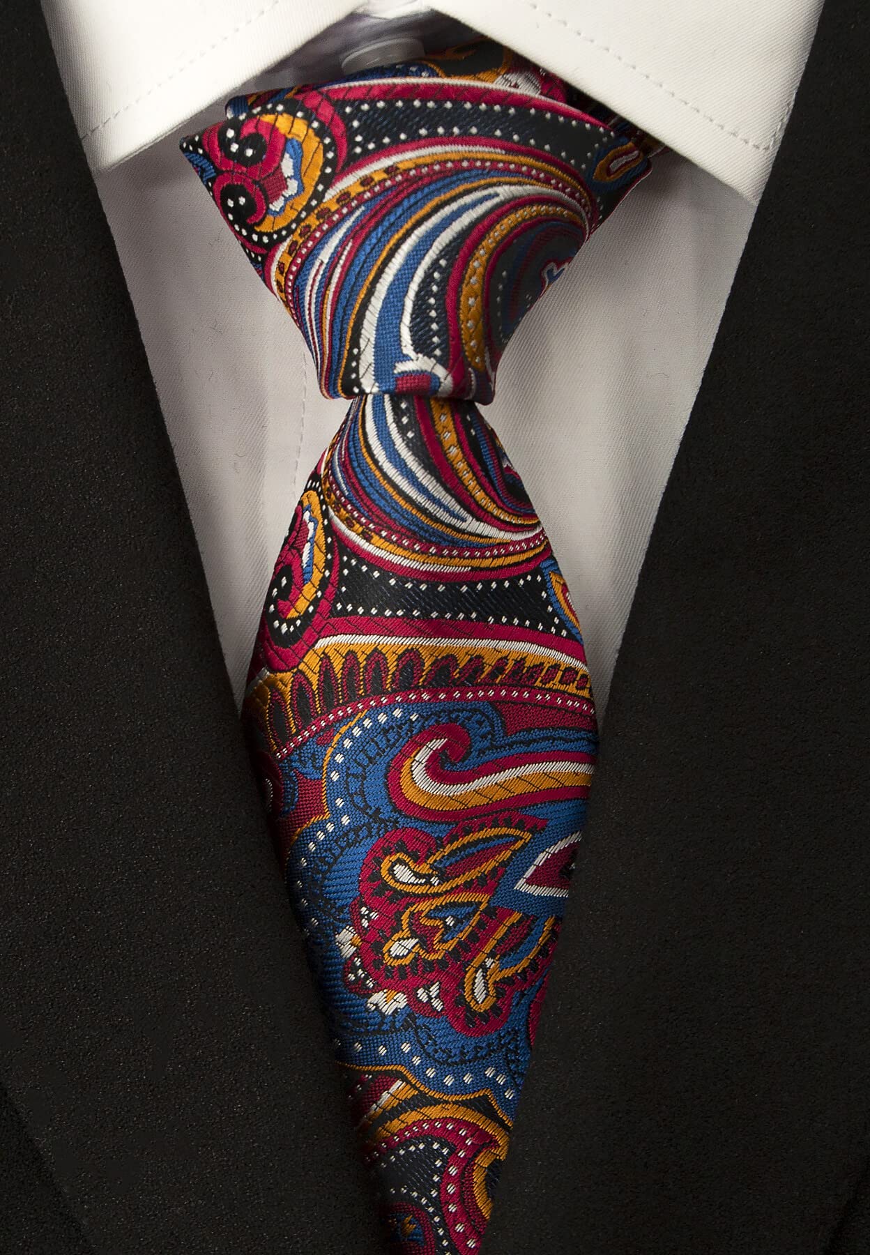 Men's Necktie Classic Tie Woven Jacquard Neck Ties 6 PCS