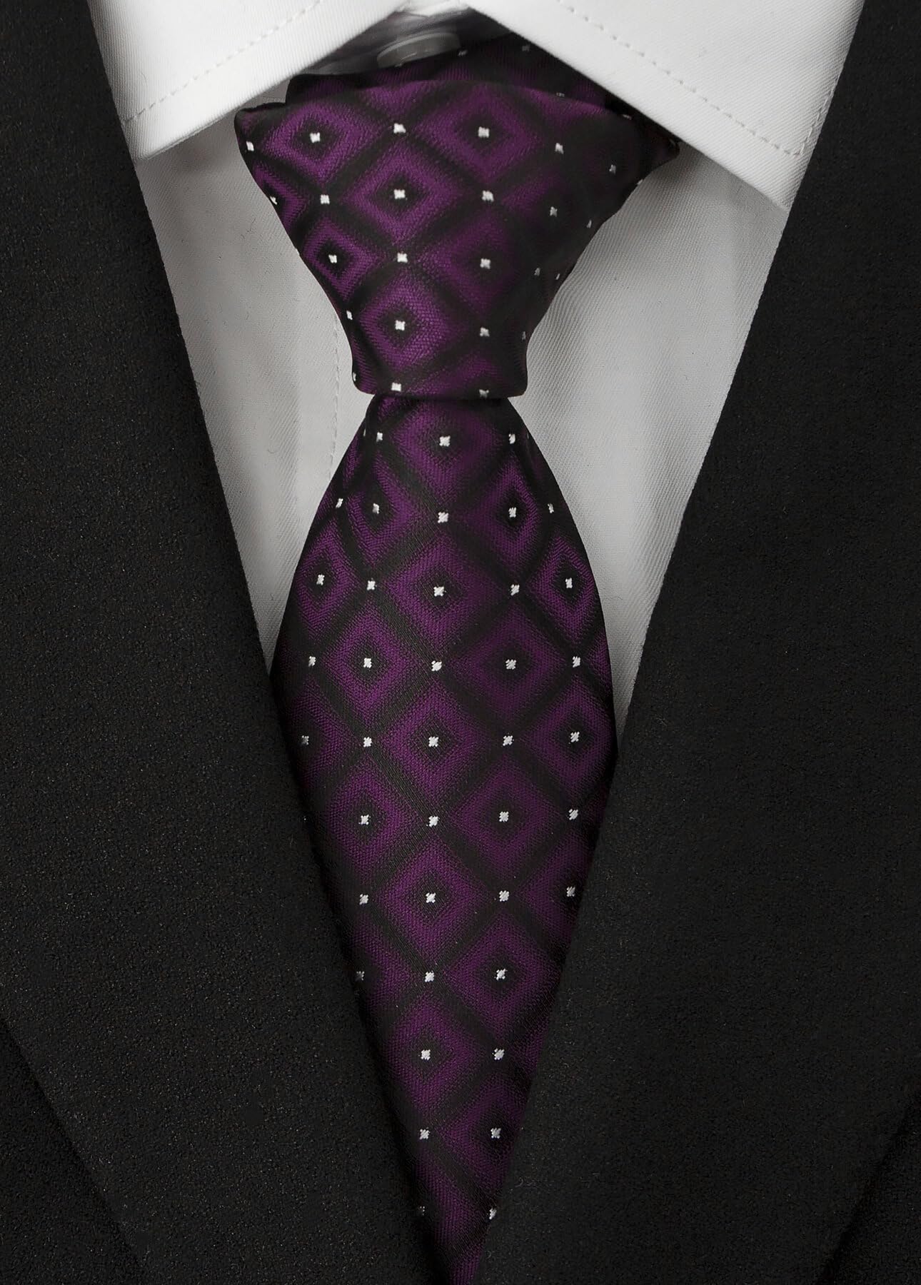 Men's Necktie Classic Tie Woven Jacquard Neck Ties 6 PCS