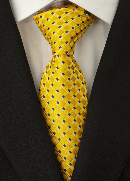 Men's Necktie Classic Tie Woven Jacquard Neck Ties 6 PCS