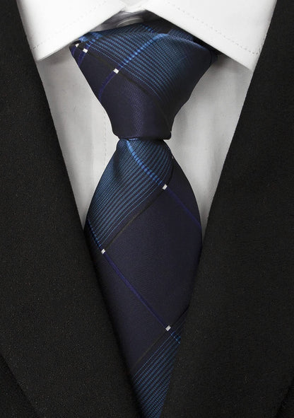 Men's Necktie Classic Tie Woven Jacquard Neck Ties 6 PCS