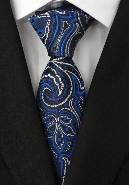 Men's Necktie Classic Tie Woven Jacquard Neck Ties 6 PCS