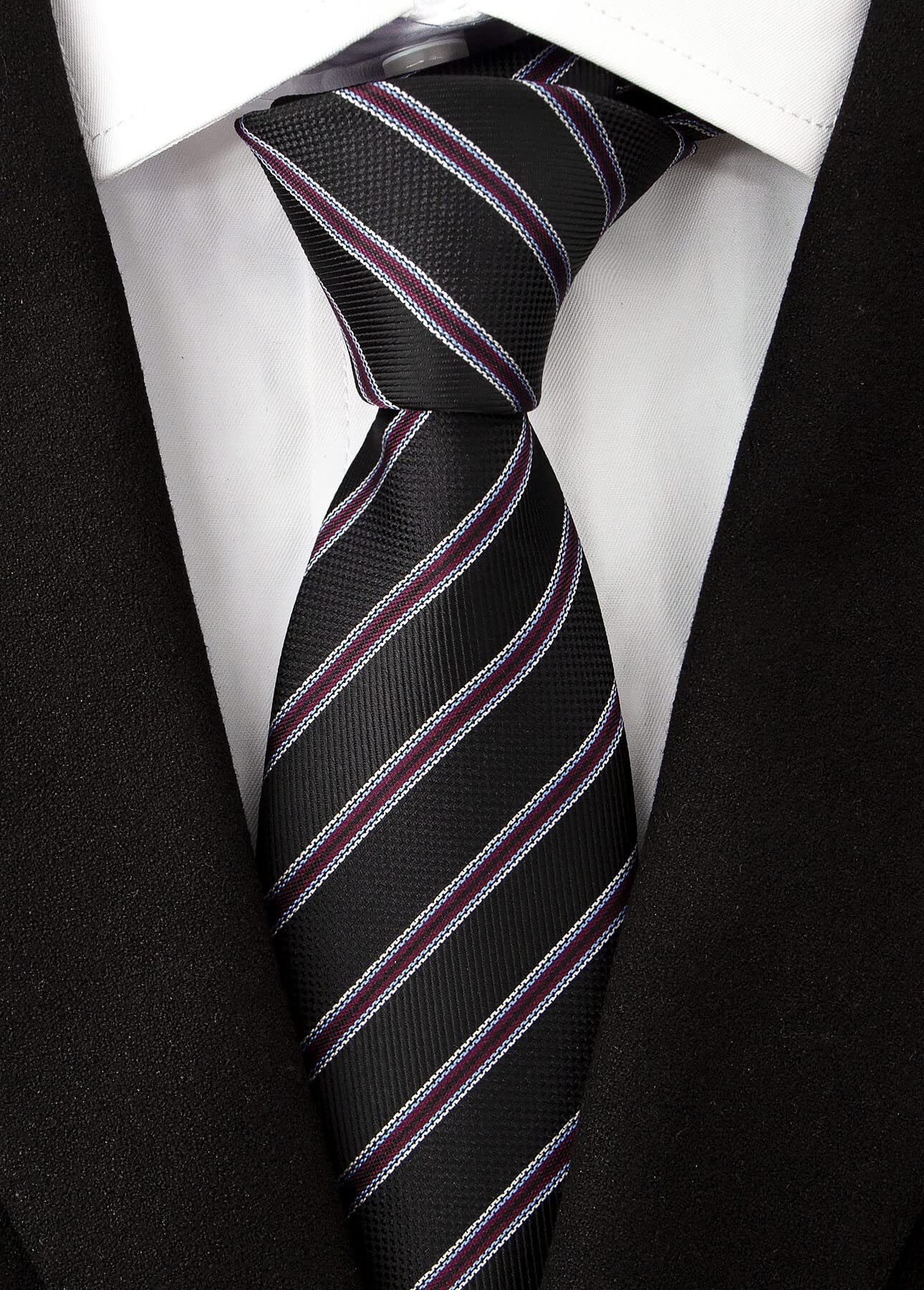 Men's Necktie Classic Tie Woven Jacquard Neck Ties 6 PCS