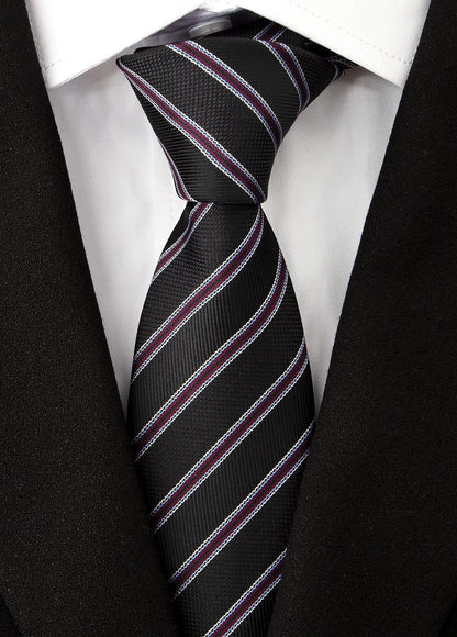Men's Necktie Classic Tie Woven Jacquard Neck Ties 6 PCS