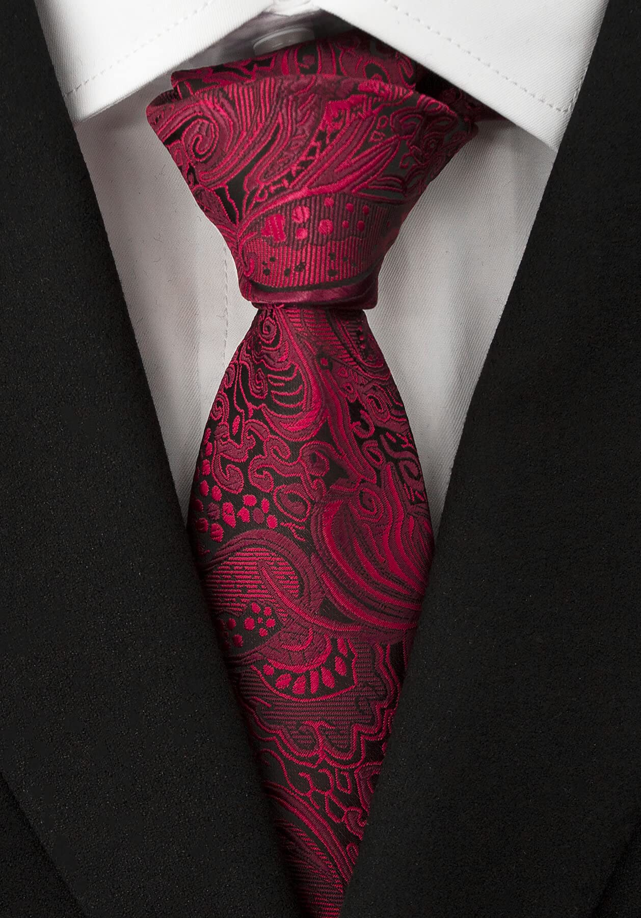 Men's Necktie Classic Tie Woven Jacquard Neck Ties 6 PCS