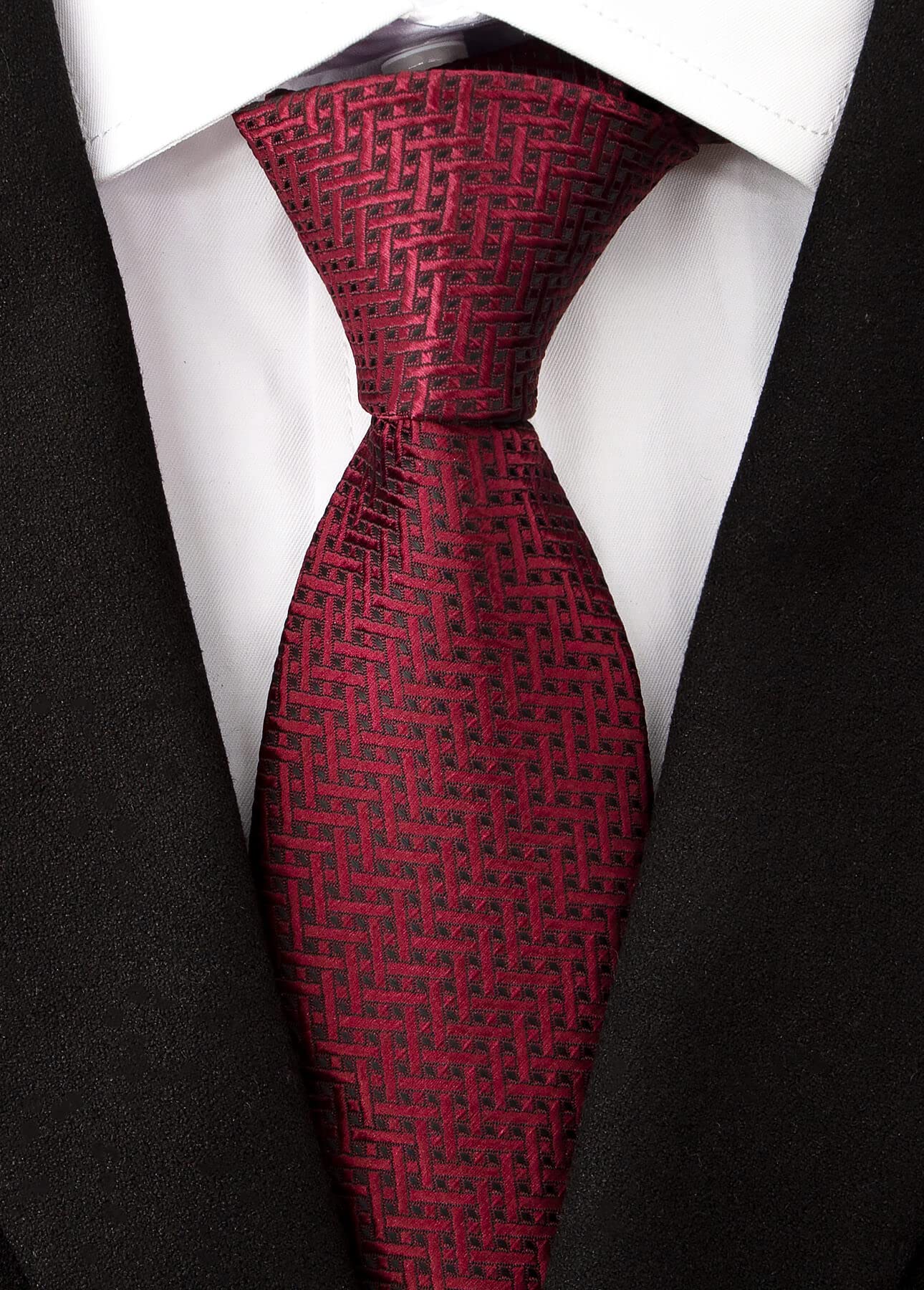 Men's Necktie Classic Tie Woven Jacquard Neck Ties 6 PCS